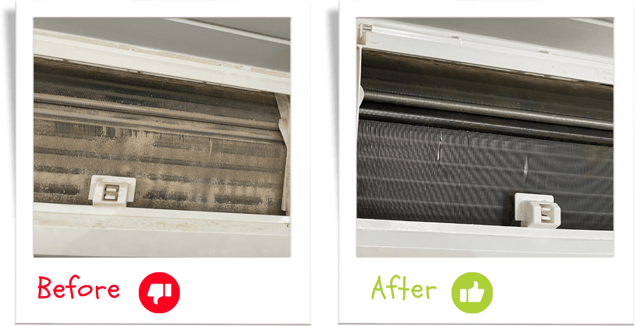 Wall Mounted Coil Cleaning